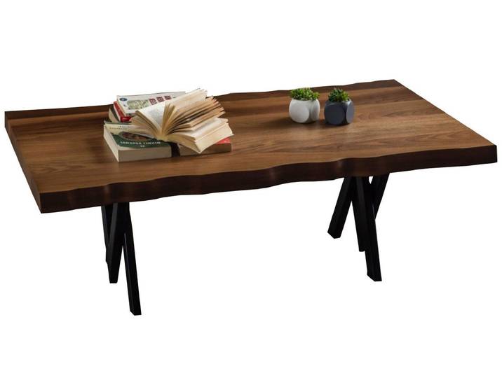 Xlmoebel Couchtisch Eleganter brauner Beistelltisch aus hochwertigen Materialien (Couchtisch), Hergestellt in Europa