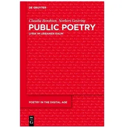 Public Poetry, Fachbücher von Norbert Gestring, Claudia Benthien
