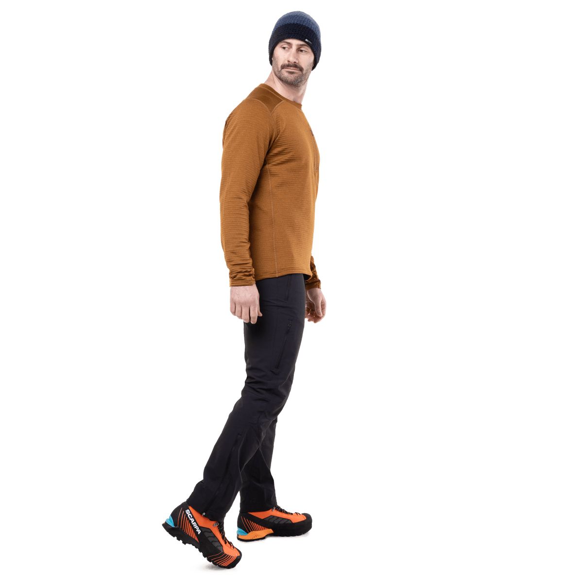 Mountain Equipment Apiro Mens Crew walnut (Me-02255) S ME-008169-Me-02255-S