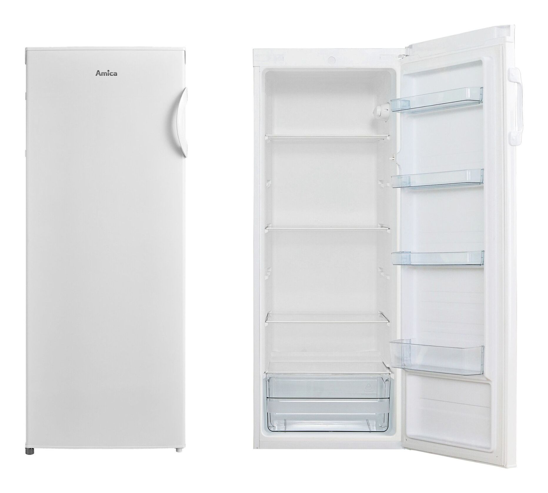 Amica VKS354 230 l / 230 l Kühlschrank freistehend EEK: E 102 kWh Jahr (Weiß) VKS 354 130 W
