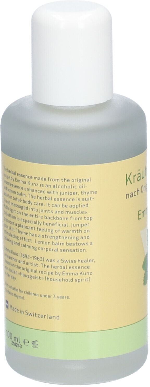 Emma Kunz Kräuteressenz Originalrezept Fl 100 ml Ätherisches Öl