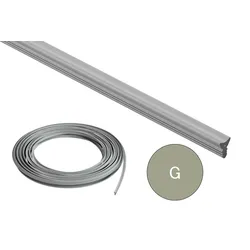 Schlüter Systems DILEX-FIS Einlage 30 m Rollenmaterial Silikon G - Grau Höhe: 7 mm Breite: 3,5 mm Länge: 30 m
