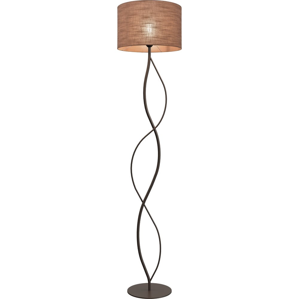 Masterlight Vloerlamp Terry Dolo cacao - Bruin/Zwart