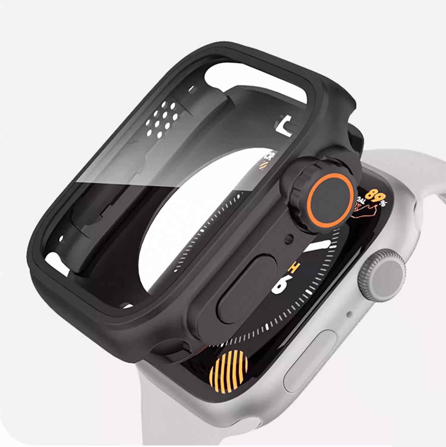 INF Apple Watch 45 mm Hartschale mit gehärteter Folie