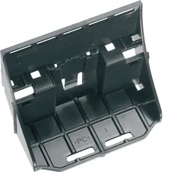 Hager UZ00K2 Etagenadapter, univers Z, unbestückt, für bis zu 2x18 Klemmstellen, QC-Klemmen