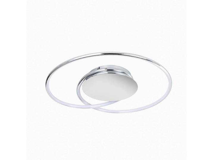 Plafonnier led en métal argent