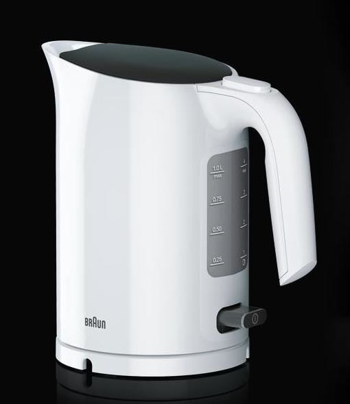 Braun WK 3110 WH waterkoker, 1,7 liter, 3000 watt, wit