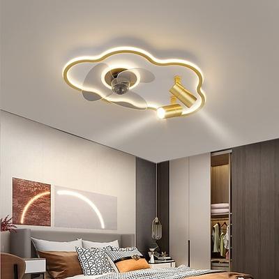 deckenleuchte led minimalistisch schlafzimmer wolke deckenventilator lampe einfach modern mit scheinwerfer home esszimmer deckenventilator integrierte deckenleuchte