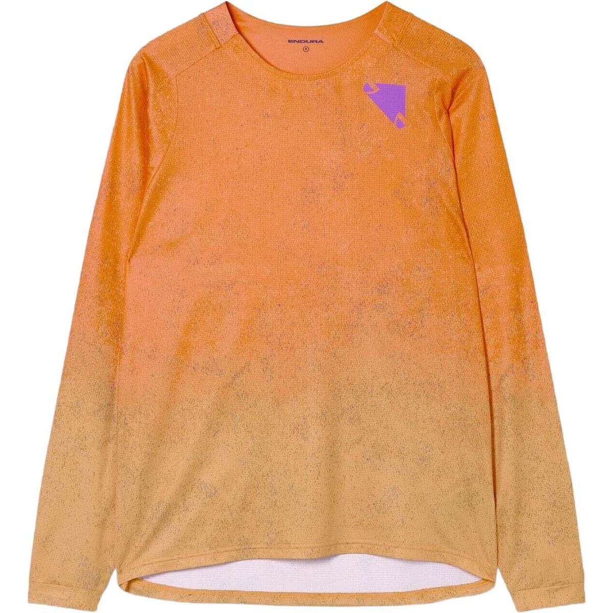 Endura Singletrack Long Sleeve Print Tee end orange M RE5210-M-end-orange