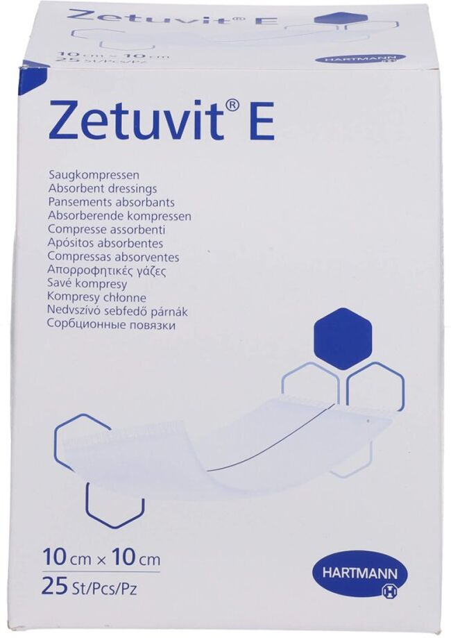 Zetuvit E Saugkompressen Steril 10x10 Cm
