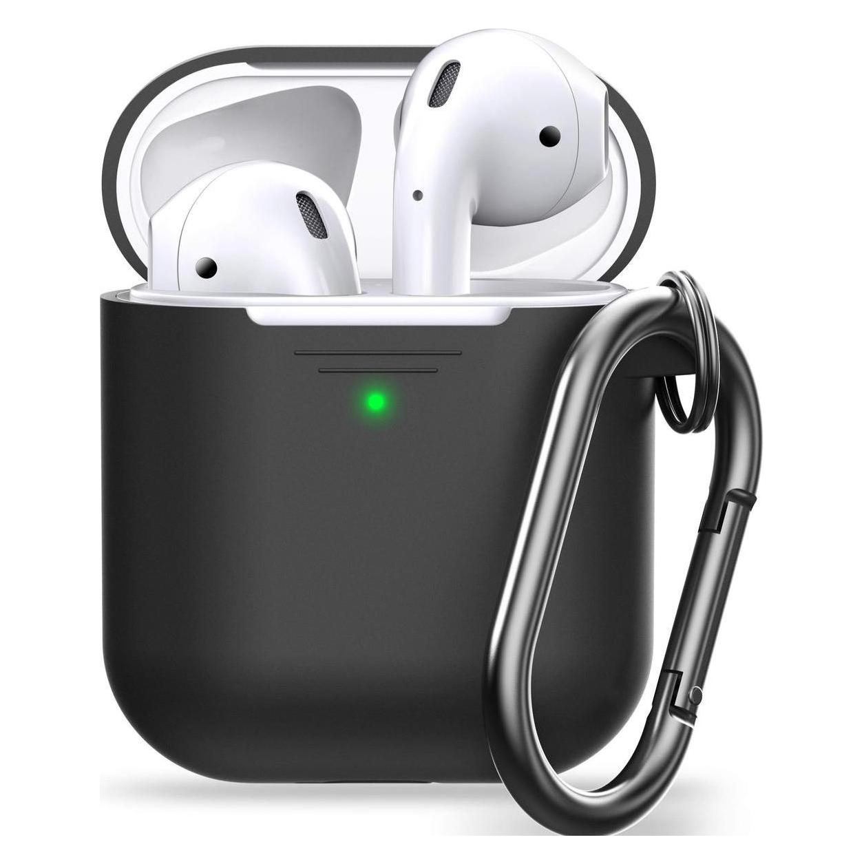 Keybudz Elevate Keychain - Silikon-Schutzhülle für AirPods (Kopfhörer Hülle) (RT_PSK_BBB)