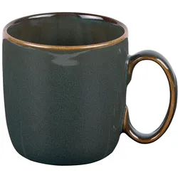 Becher grün beige 38 cl x6 - Rund Steingut Table Passion