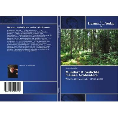 Mundart & Gedichte meines Großvaters, Taschenbuch von Simone Gutacker, Fromm Verlag, 978-620-2-44254-1