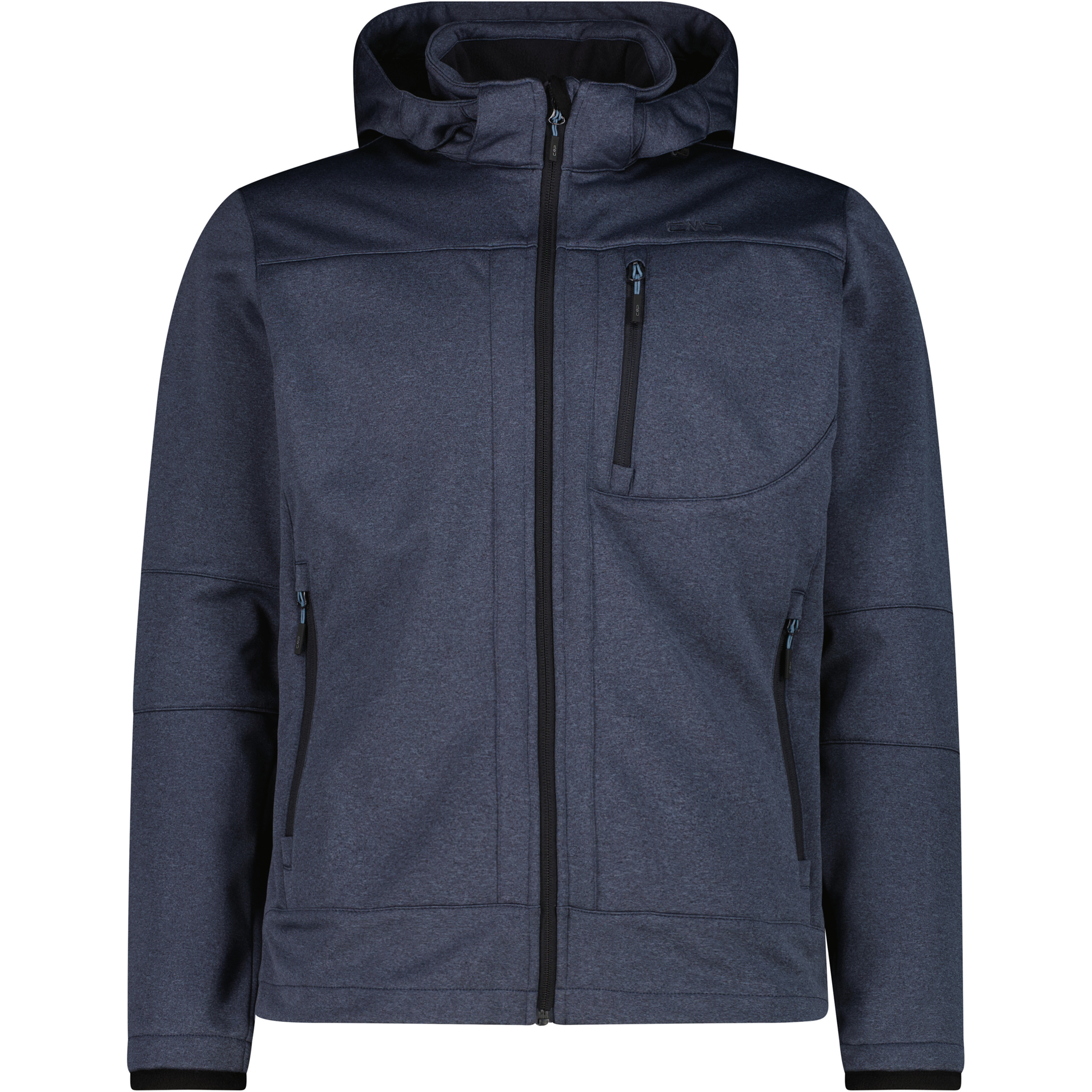 CMP Zip Herren Softshelljacke blau Größe L Trekking Wasserabweisend