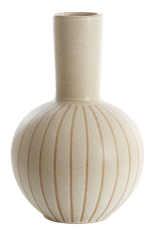 Light & Living Vaas Ulloa Keramiek, Zand, Hoogte: 52 cm