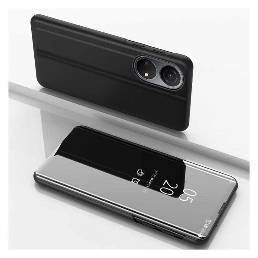 Hurtel Clear View Case Hülle für Honor X7 / Honor Play 30 Plus Flip Cover schwarz (Honor Play 30 Plus, Honor X7) (1404978613)