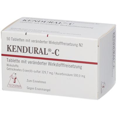 Kendural C Retardtabletten 50 St Retard-Tabletten