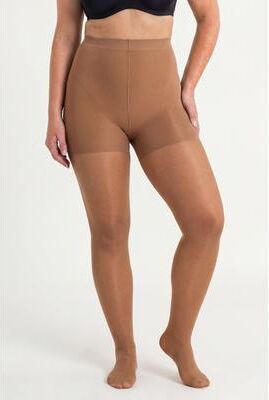 Plus Size Women's Silky Toes Control Top Ultra Soft Sheer 2-Pack Tights by Silky Tones in Suntan (Size 7X)