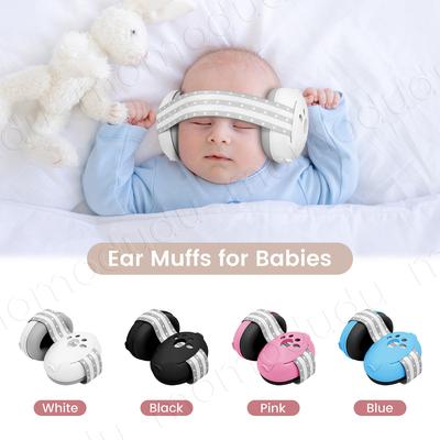 Friendly Fresh Finds Cat Claw Baby Earmuffs Noise Reducing Headphones For Travel With Adjustable Headband pink