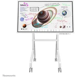 Samsung Flip Pro WM55B Flipchart 138,7 cm 55 Zoll inkl. Neomounts MOVE Go Flip FL50-515WH1 rotierbaren Rollwagen & Tray CY-TF65BBC