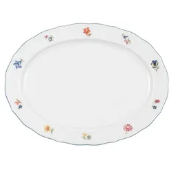 Esmeyer 1 x Seltmann Platte oval 31 cm, Form: Sonate, Dekor:  34032 Nostalgie