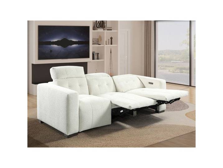Canapé 3 places relax électrique 3128 beige Takasit