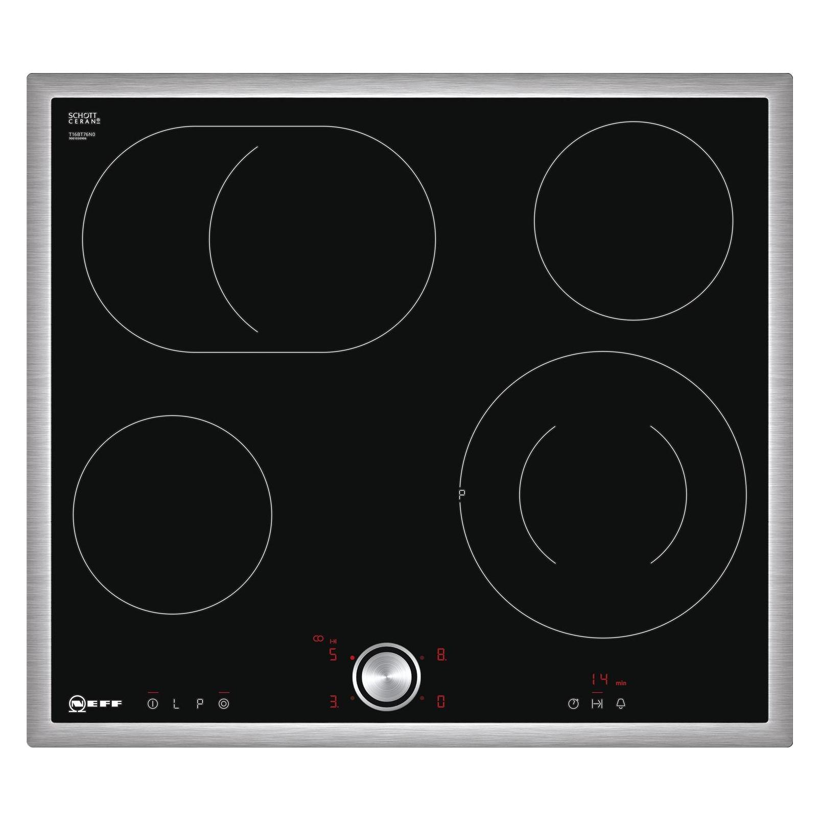 Neff TBT 1676 N (58.30 cm, Elektrokochfeld, Glaskeramik Kochfeld) (T16BT76N0)