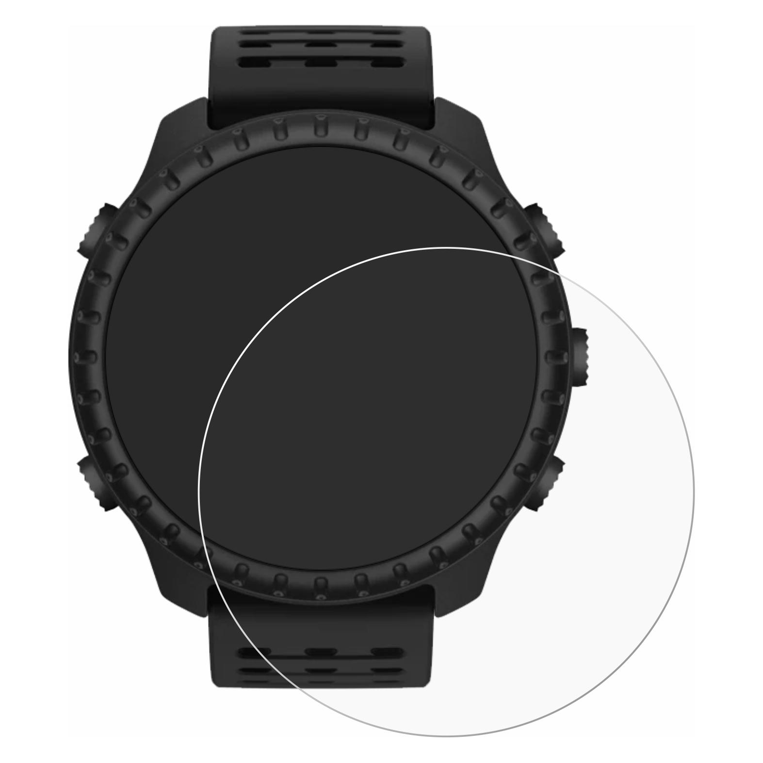 upscreen Schutzfolie für Suunto Core 2 Displayschutz Displayschutzfolie Folie Klar Transparent (2864223)