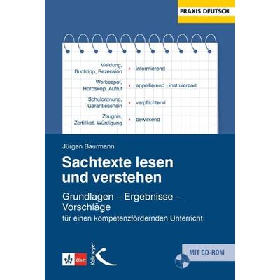 Sachtexte lesen und verstehen, Set von Jürgen Baurmann, Kallmeyer, 978-3-7800-1042-1