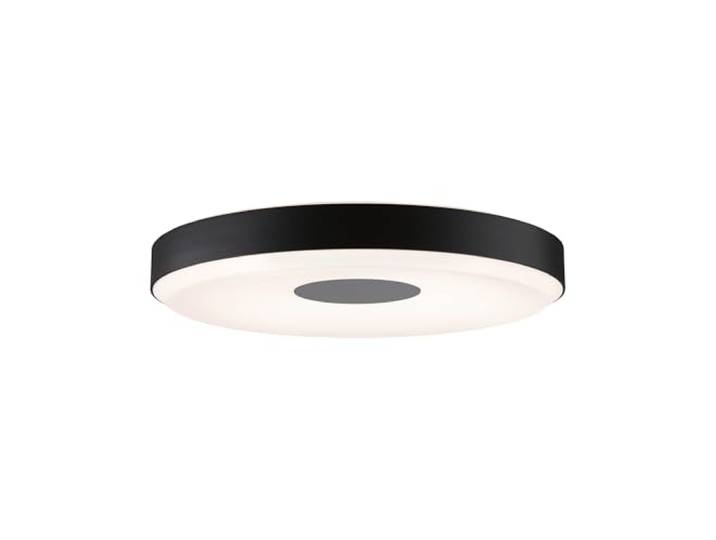 Paulmann LED Deckenleuchte Puric Pane 23W 2700K Schwarz/Grau Backlight Technik, gleichmäßiges Raumlicht, Helligkeit 3-stufig einstellbar, für Deckenmontage