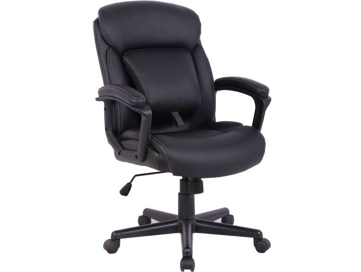 Chefsessel OTTO HOME Julia, Chefsessel , schwarz, B:62cm H:110cm T:62cm, Stühle, Chefsessel, komfortable Polsterung, viele ergonomischen Funktionen