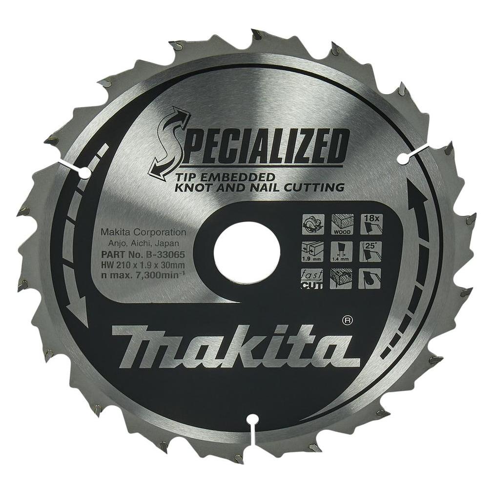Makita SPECIALIZED Sägeb.210x30x18Z (B-33065)