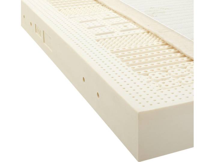 Joka Latexmatratze, Naturfarben, H3, Füllung: Zirbe, Wolle, rechteckig, 80x200 cm, Härtegradauswahl, alternative Größen erhältlich, Schlafzimmer, Matratzen, Latexmatratzen