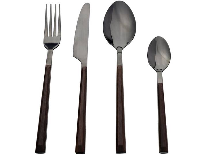Besteck-Set JETT 24-teilig schwarz