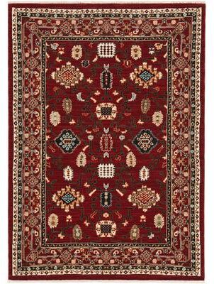 Style Haven Leander Classic Traditions Fringed Wool Blend Area Rug