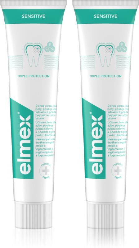 Elmex Sensitive pâte pour dents sensibles 2x75 ml
