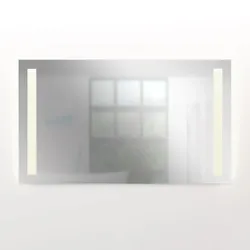 AcquaVapore Badspiegel, Badezimmer Spiegel, Leuchtspiegel mit Spiegelheizung 120x70cm LSP09 MIT Spiegelheizung