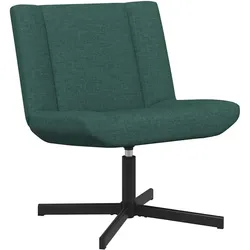 vidaXL Drehstuhl Dunkelgrün 63 x 75 x 76 cm Stoff
