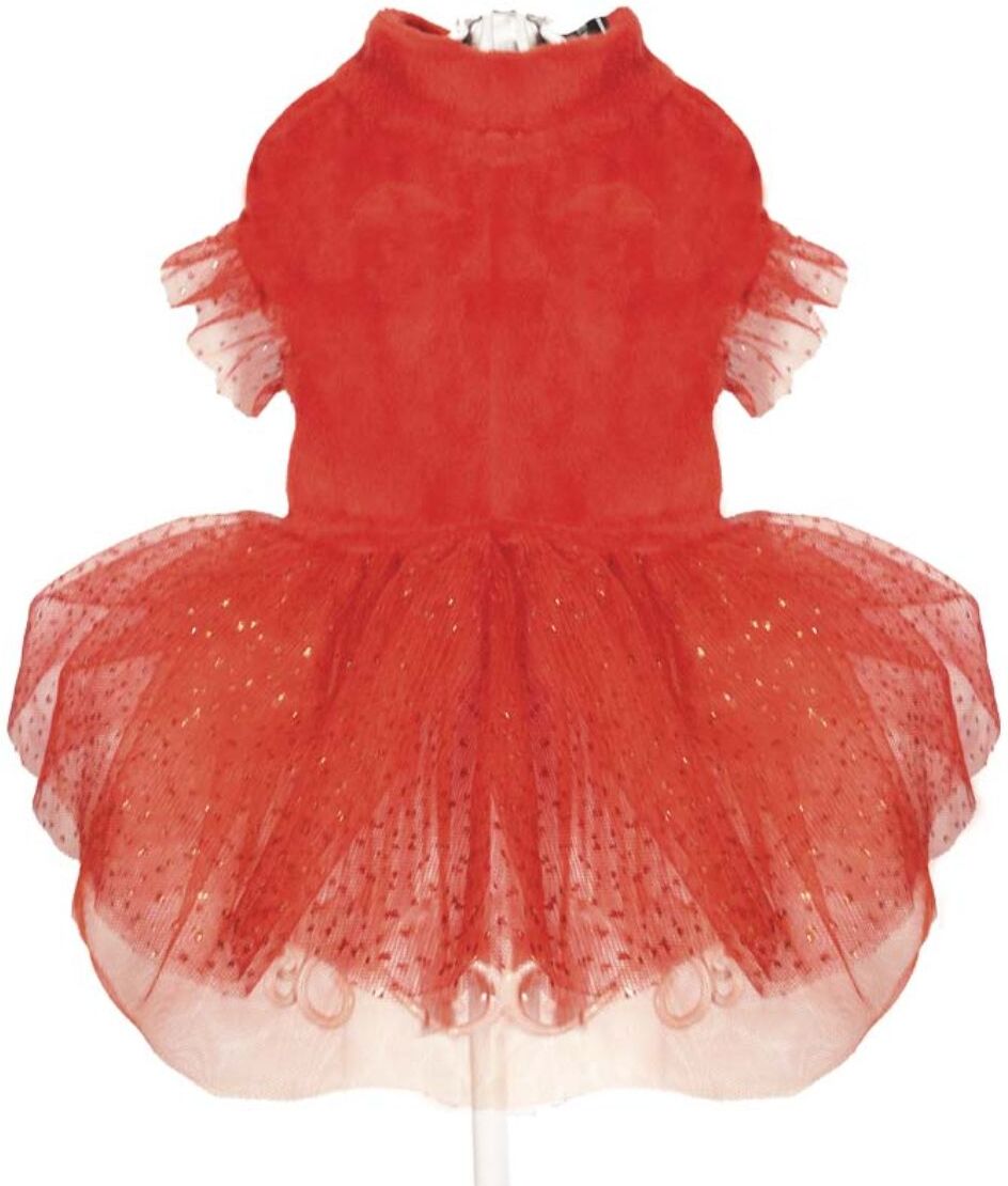 Croci Vestito Sparkling Rosso per Cane M
