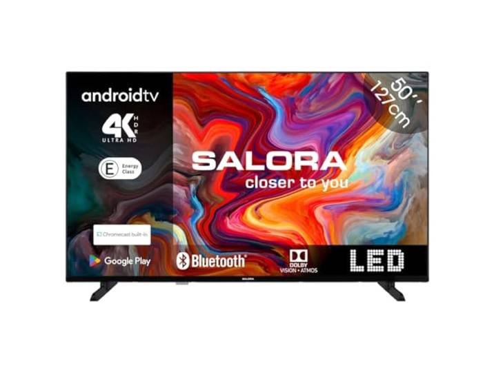 Salora SMART50TV 50 Inch Smart TV, 4K Ultra HD, 2023