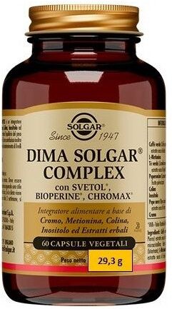 Solgar Italia Solgar Dima Complex 60 Capsule Vegetali