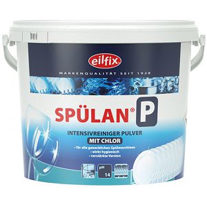 Eilfix Spülmaschinenpulver Spülan P, Intensivreiniger, kraftvolle Reinigung, strahlender Glanz, 5 kg