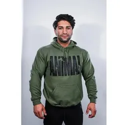 Universal Nutrition - Animal Hooded Sweater Military - grünL