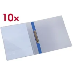 EICHNER 10x PP-Ringbuch A4 - 2-Ringe blau, 26x31.5 cm
