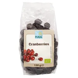 Pural Cranberries getrocknet, gesüßt & geölt bio 150g