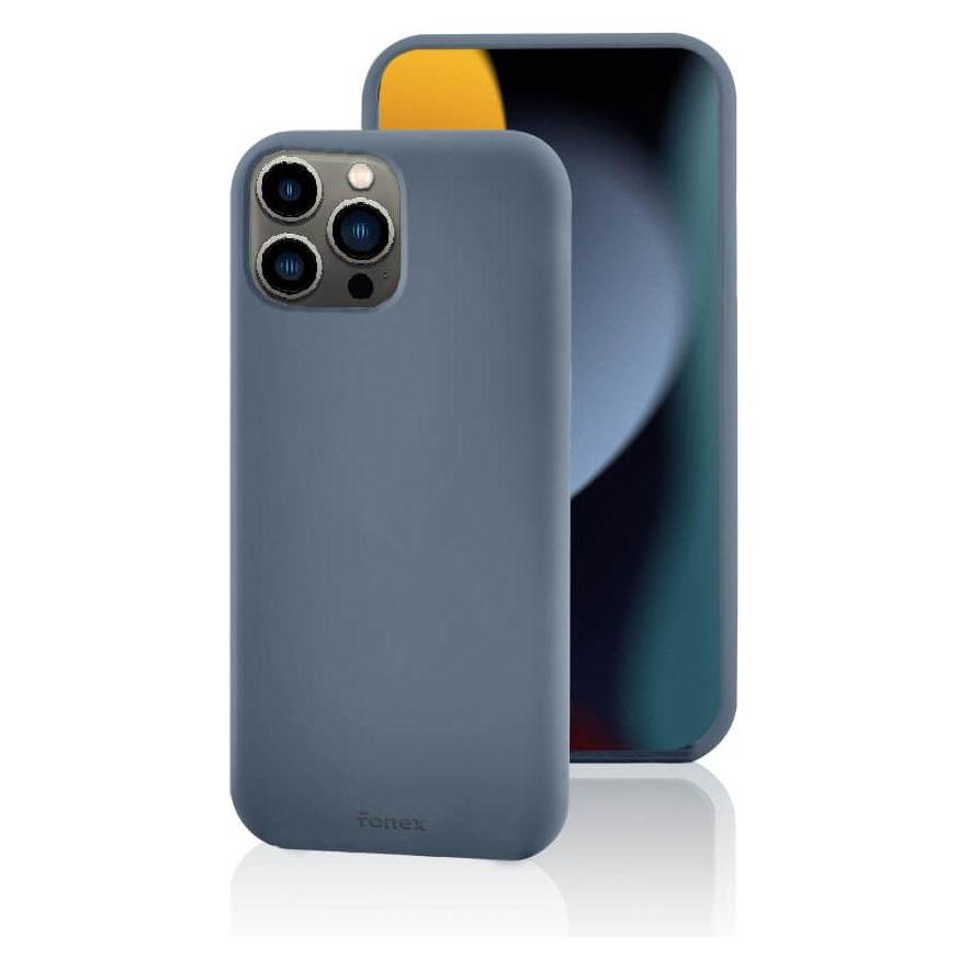 Fongex iPhone 14 Pro Max - Pure Touch Silikonhülle blau (Apple iPhone 14 Pro Max) (PRT1605DBL)