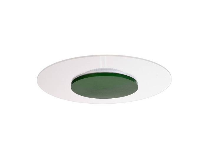 LED-plafondlamp Zaniah, dimbaar, groen, Woon-/ Eetkamer, Aluminium, Modern, LED plafondlamp