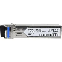 BlueOptics KTI Networks SFP-GLS-BX10U-A kompatibler SFP BO15C3149620D, Transceiver, Silber