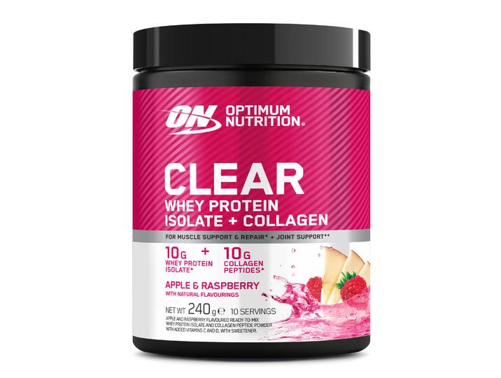 Optimum Nutrition Clear Whey Collagen 240 g Apple Raspberry