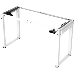 Höhenverstellbares Tischgestell Kirkkonummi 135x55cm Weiß [pro.tec]